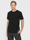 4F Men's Short Sleeve T-shirt Black