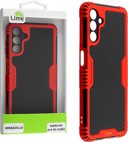 Lime Armadillo Camera Guard Back Cover Πλαστικό Κόκκινο (Galaxy A13 5G)