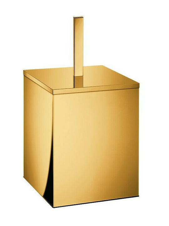 Sanco Metalic Perie pentru coșul de gunoi din baie 5lt Gold Polished