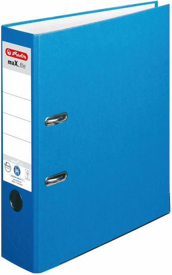 Herlitz Binders 8/32 for Paper A4 with 2 s Rings Blue 1pcs