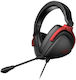 Asus ROG Delta S Core Over Ear Gaming Headset με σύνδεση 3.5mm Μαύρο/Κόκκινο