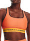 Under Armour Women's Sports Bra without Padding Orange