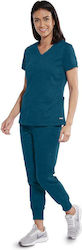 Grey's Anatomy Kira Medizinische Bluse Blau