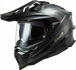 LS2 MX701 Explorer C Solid Solid Carbon Motorradhelm Ein-Aus ECE 22.05