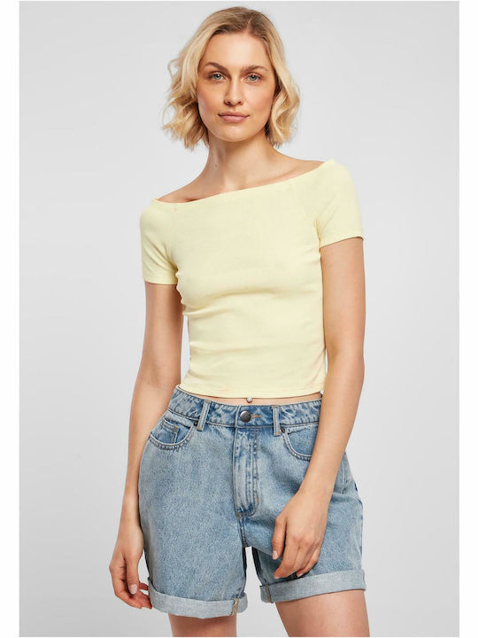 Urban Classics Women's Summer Crop Top Off-Shou...