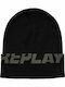 Beanie Ανδρικός Σκούφος Πλεκτός σε Μαύρο χρώμα