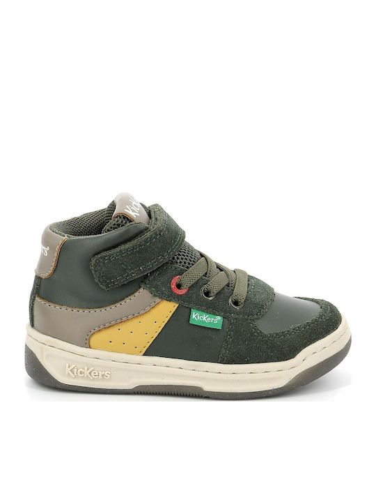 Kickers Kickalien Παιδικά Sneakers High με Σκρα...