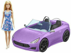 Barbie Convertible with Doll για 3+ Ετών
