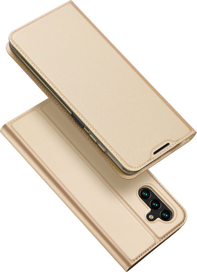 Dux Ducis Skin Pro Книга Изкуствена кожа Златист (Galaxy A13 5G)