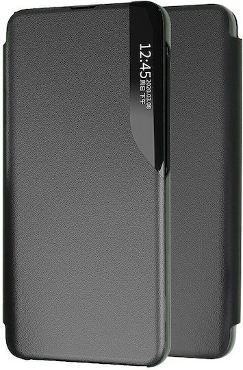 Ancus Smart Flip Book Δερματίνης Μαύρο (Realme GT2 Pro)