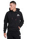 Φούτερ με Κουκούλα Μαύρο