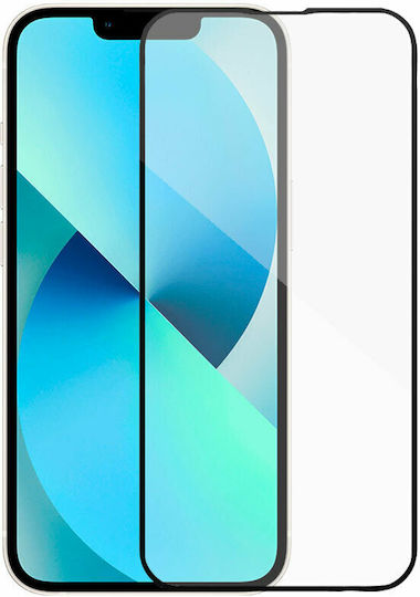 3D Full Face Tempered Glass Μαύρο (iPhone 17e / 16e / 14 / 13 / 13 Pro)