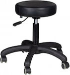 Nero 303-2 Wheeled Stool Black