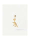 P D Paola Dino Necklace from Gold Plated Silver with Zircon