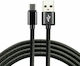 everActive CBB-1.2CB Braided USB 2.0 Cable USB-C male - USB-A Μαύρο 1.2m