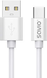 Savio USB 2.0 USB-C male - USB-A 2m (CL-168)