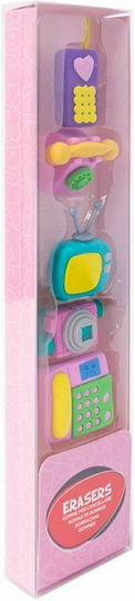 Grupo Erik Eraser Set for Pencil and Pen 5pcs