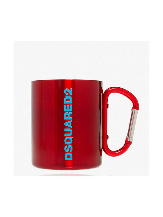 Dsquared2 Tasse Metallisch Rot 1Stück