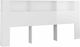 vidaXL Wooden Bed Headboard Glossy White 220x10...