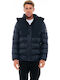 Χειμωνιάτικο Μπουφάν Puffer Navy Μπλε
