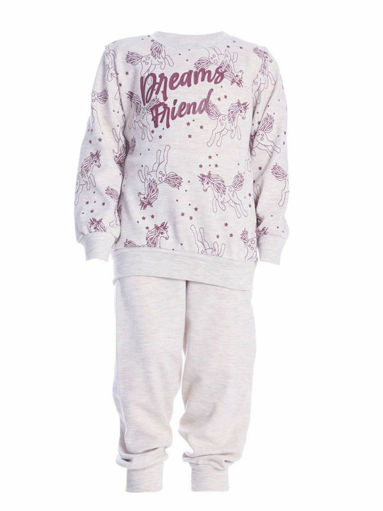 Dreams by Joyce Kinder-Nachtwäsche Winter Beiges Einhorn