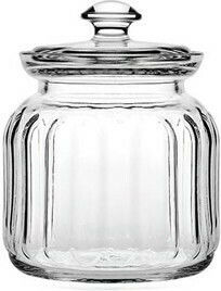 Espiel Vaza Utilizare Generală Cu Capac Ermetic Sticlă Transparentă 900ml