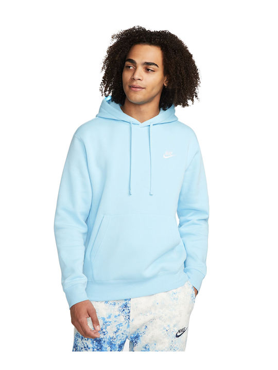 Nike Club Sweatshirt mit Kapuze Hellblau