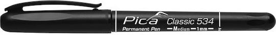 Pica Перманентен Маркер 0.7мм Черен