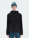 Emerson Women's Short Sports Jacket for Winter with Detachable Hood Black