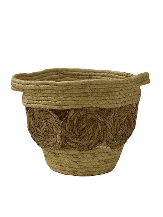 Wicker Decorative Basket 23x23x22cm Atmosphera