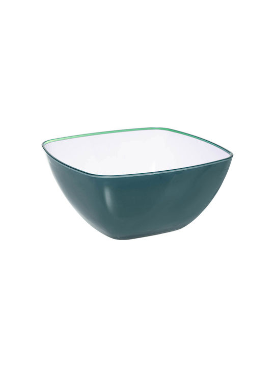 5Five Plastic Salad Bowl Petrol 19x19x9cm