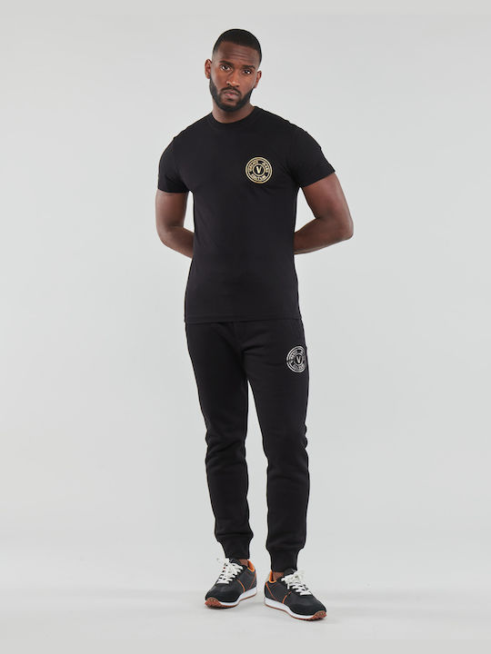 Versace Pantaloni de trening cu elastic Negru