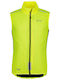 Flow Sleeveless Athletic Jacket Windproof Yellow