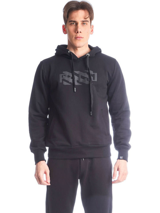 Sweatshirt with Hood Black