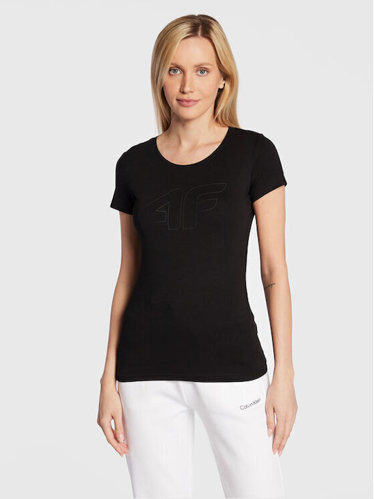 4F Women's Athletic T-shirt Black