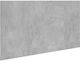 vidaXL Wooden Bed Headboard Gray Concrete 160x80cm
