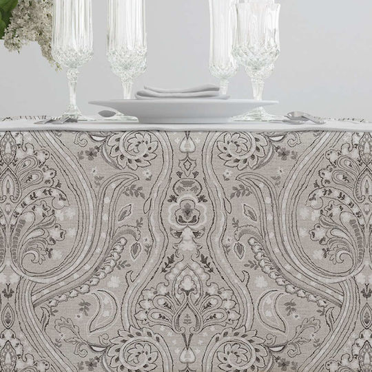Borea Fustă Pătrată Damask Gri 140x140cm