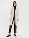 Sayla Long Women's Cardigan White