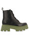 Gioseppo Women's Ankle Boots Black/Green