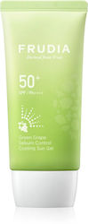 Frudia Sun Green Grape Sebum Control Sonnenschutzmittel Gel Für das Gesicht SPF50 50gr