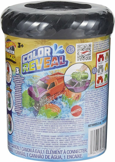 Hot Wheels Monster Trucks - Color Reveal Auto 1:64 Monster Truck Für 3+ Jahre (Verschiedene Designs) 1Stück