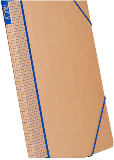 IONIA Box Paper File Box with Rubber Band 34x1.5x25cm