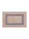 Silk Fashion Bath Mat Cotton Meander Plain 6978000004039 Blue 50x80cm