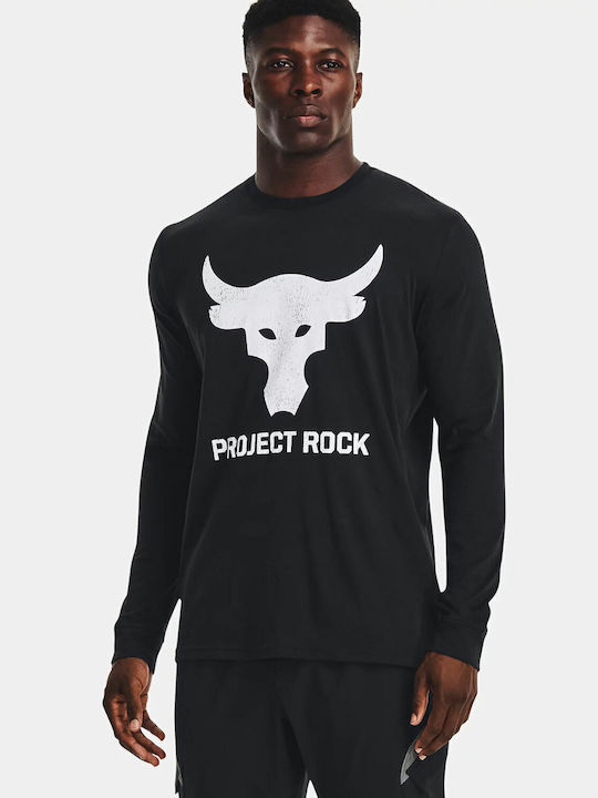 Project Rock Brahma Bull Αθλητικό T-shirt Μαύρο
