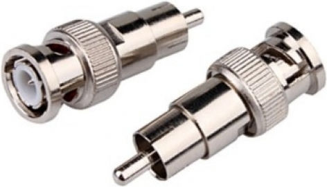 Convertor BNC Masculin În RCA Masculin Argintiu 1 Bucată PS-017
