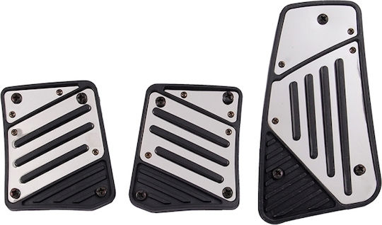 Auto Gs Set de pedale Autoturism Universal Argintiu 3buc