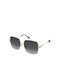 Jimmy Choo Lili Sunglasses with 2M2/9O Metal Frame and Black Gradient Lens