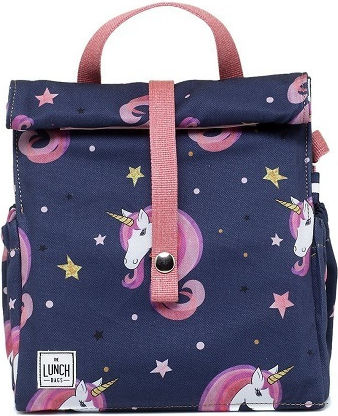The Lunch Bags Unicorn Kids' Insulated Shoulderbag Lunch Box 5L Blue Unicorns 21x16x24cm