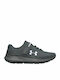 Bps Surge 3 Ac Kids Sports Shoes Running with Hoop & Loop Closure Gray
