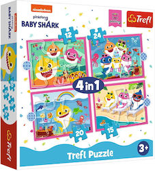 Kinderpuzzle Baby Shark für 3++ Jahre 71pcs Trefl